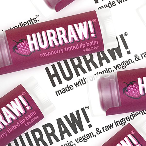 Купить оттеночный бальзам для губ HURRAW! Raspberry Tinted Lip Balm